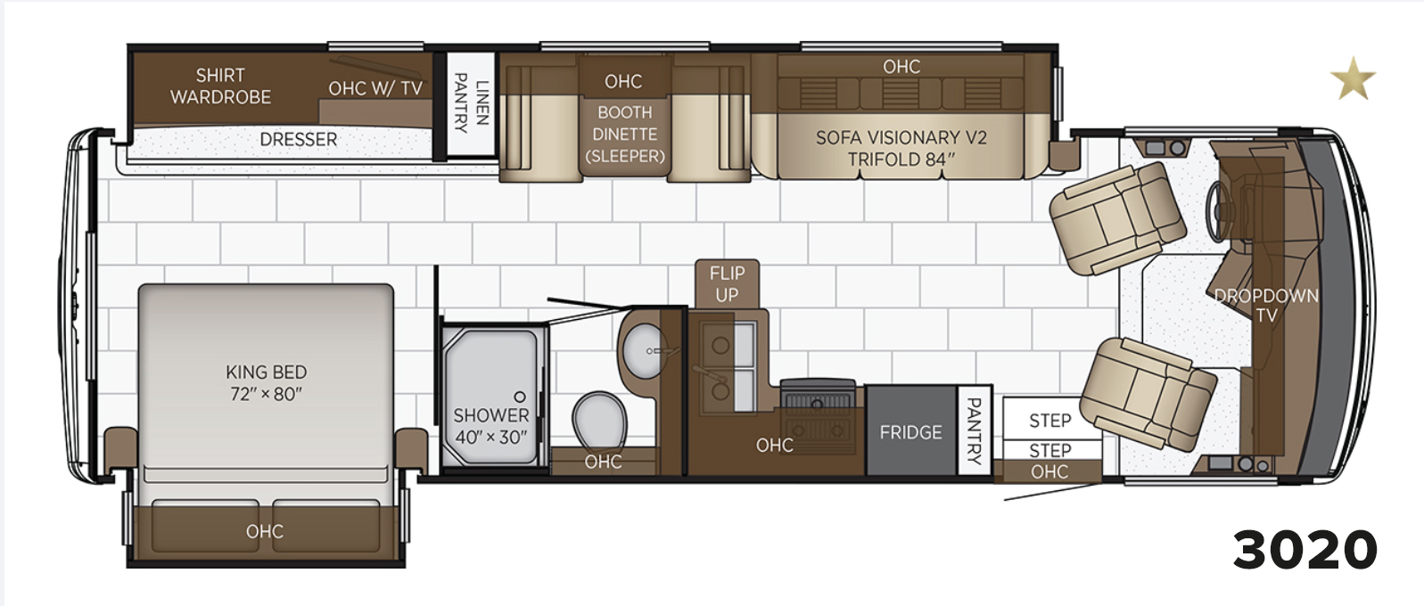 2023 Bay Star 3020 Floor Plan